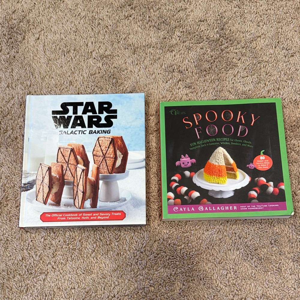 New! Star Wars Galactic Baking and Spooky Food Cookbooks